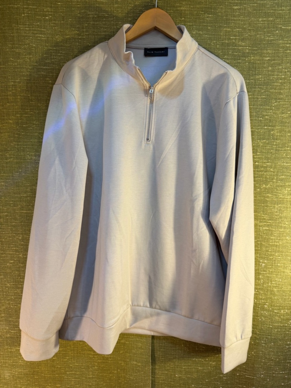 Elie Tahari Men’s Premium Luxury Quarter-Zip Pullover - NWT ✨